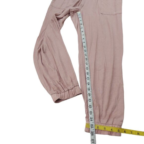 Fabletics Jogger Pants Womens Small Dusty Pink Tapered Activewear Comfort Gym - Picture 9 of 11